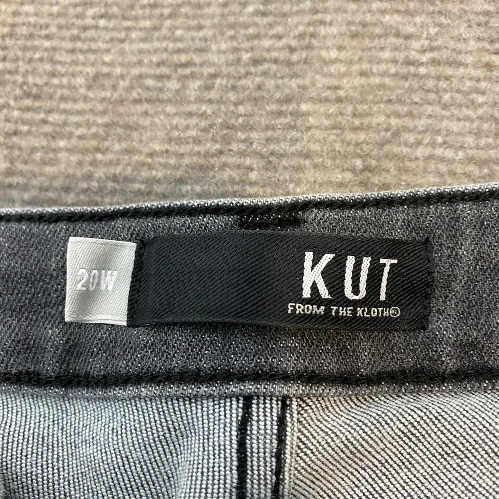 KUT From The Kloth Jeans Womens 20W Gray Donna Fab Ab High Rise Ankle Skinny - Picture 5 of 13